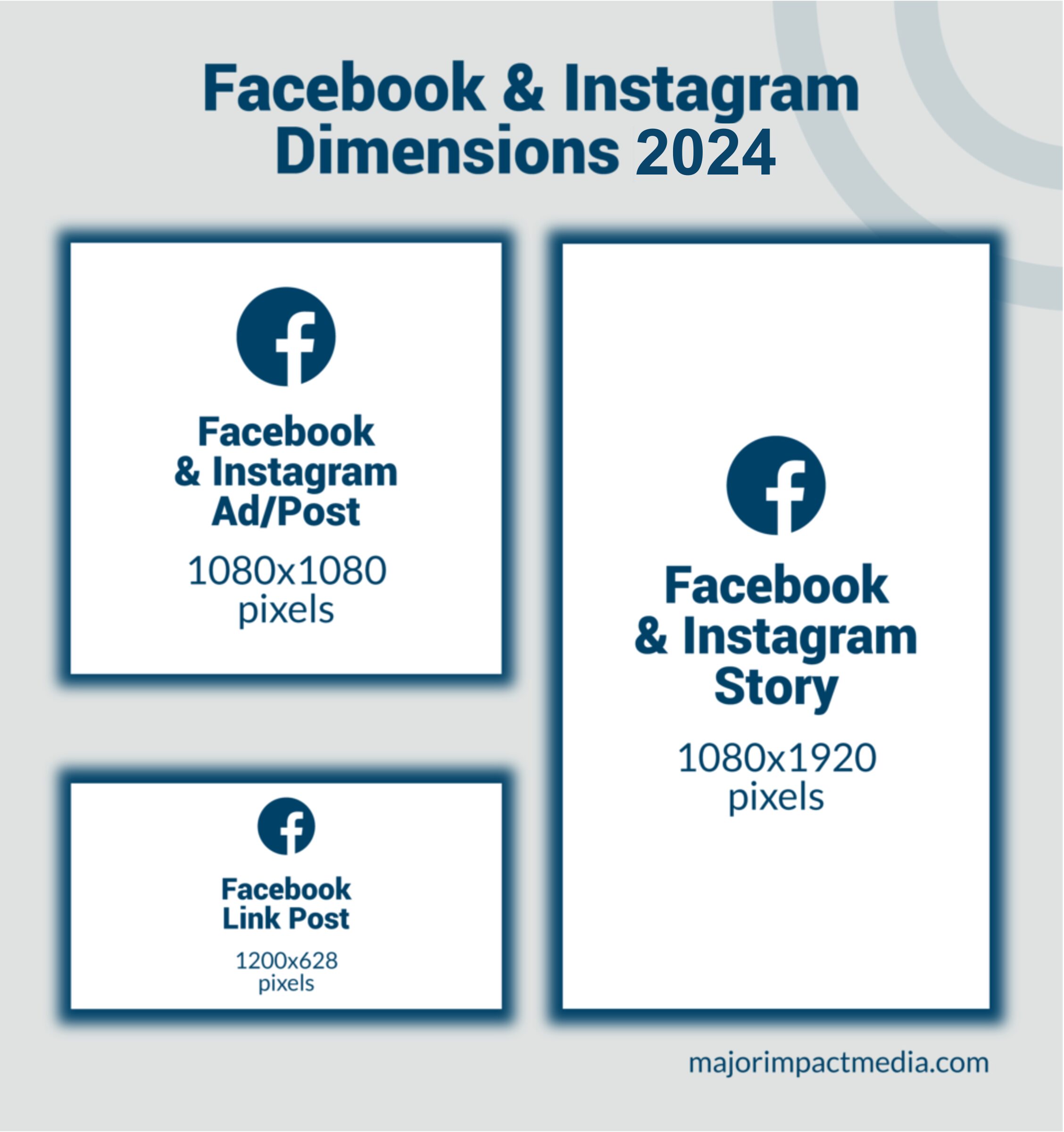 facebook & instagram dimensions 2024